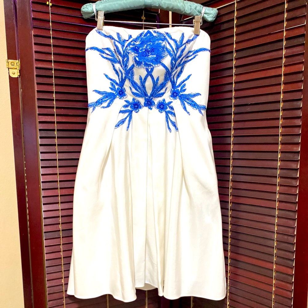 Marchesa Notte strapless dress Size 8